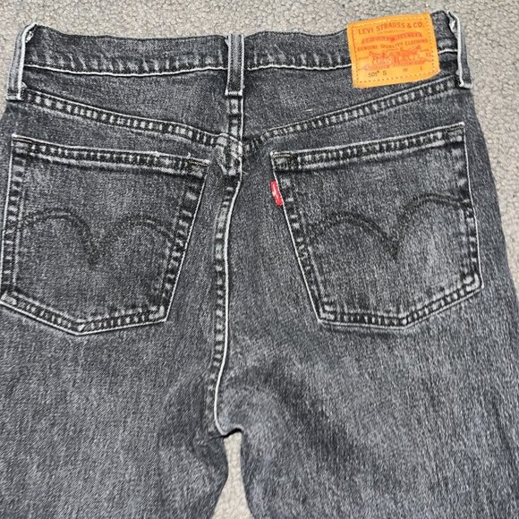 LEVI'S BIG E 501's Skinny - Faded Black Wash - Premium Denim - W26 L 28 - Picture 7 of 16